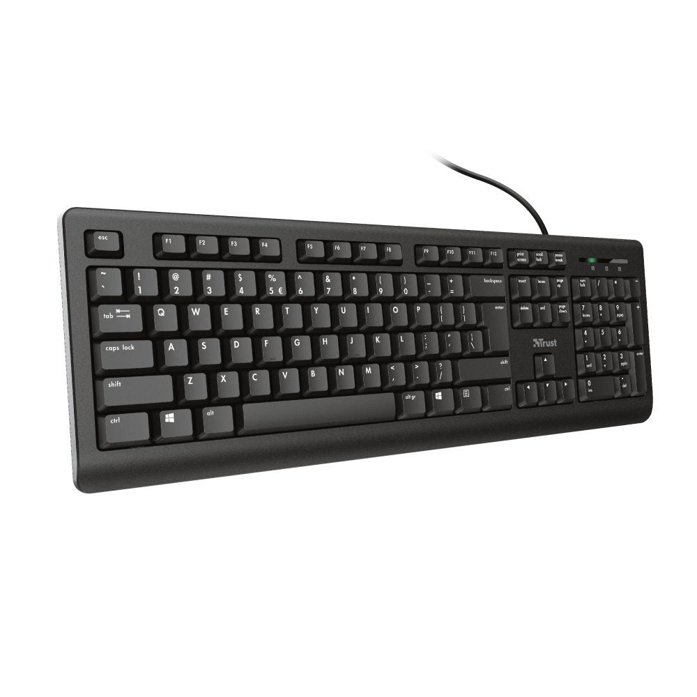 Trust Primo tastiera Universale USB QWERTY Inglese US Nero [23880]