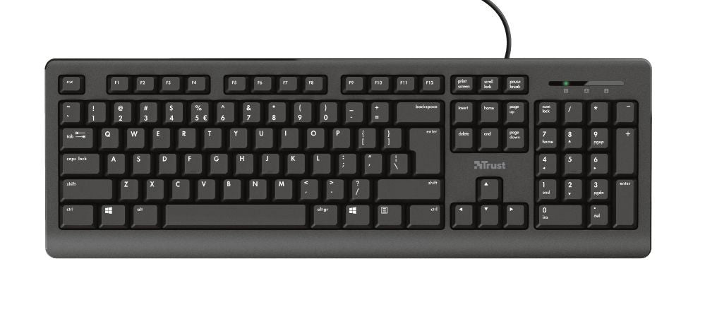 Trust Primo tastiera Universale USB QWERTY Inglese US Nero [23880]