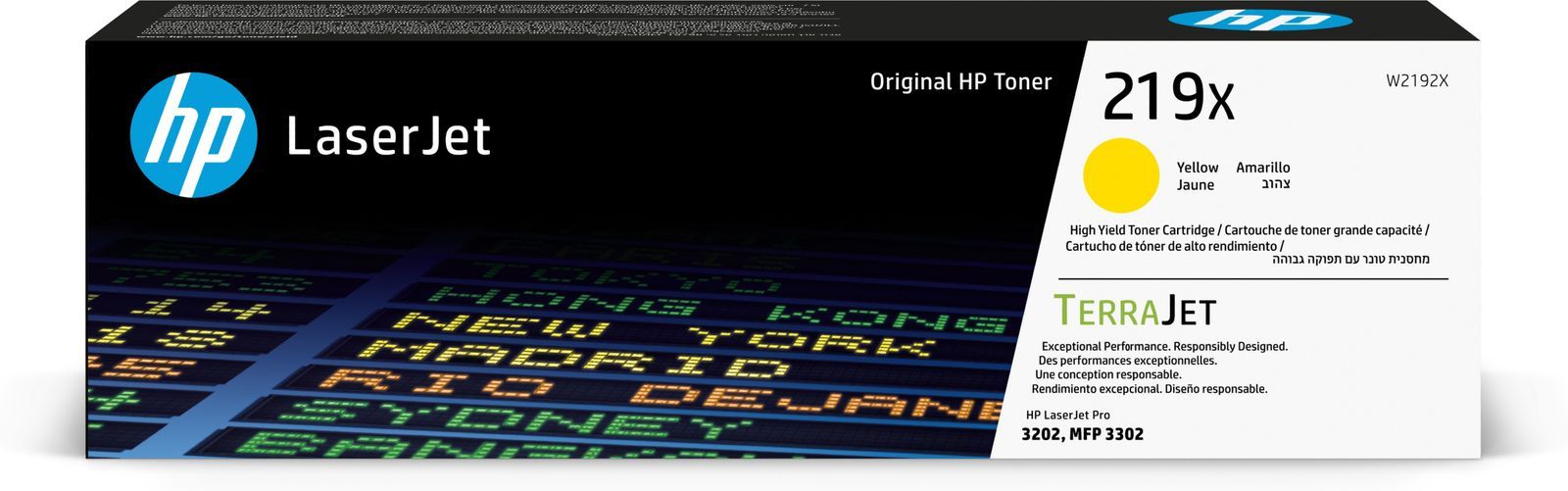 HP Cartuccia toner originale ad alta capacità LaserJet 219X giallo [W2192X]