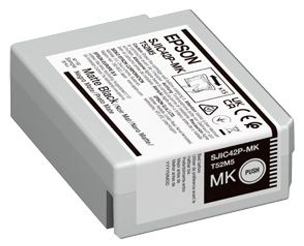Epson SJIC42P-MK cartuccia d'inchiostro 1 pz Originale Nero opaco [C13T52M540]
