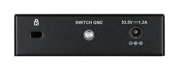D-Link DGS-1005P/E switch di rete Non gestito L2 Gigabit Ethernet (10/100/1000) Supporto Power over Ethernet (PoE) Nero [DGS-1005P]