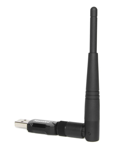Hamlet Adattatore USB Wi-Fi 600Mbps Dual Band 5GHz + 2.4GHz standard 802.ac con antenna rimovibile [HNW600ACU]