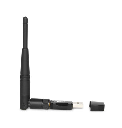Hamlet Adattatore USB Wi-Fi 600Mbps Dual Band 5GHz + 2.4GHz standard 802.ac con antenna rimovibile [HNW600ACU]