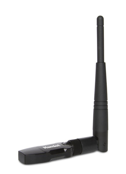 Hamlet Adattatore USB Wi-Fi 600Mbps Dual Band 5GHz + 2.4GHz standard 802.ac con antenna rimovibile [HNW600ACU]