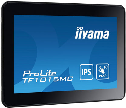 iiyama TF1015MC-B3 visualizzatore di messaggi Pannello piatto interattivo 25,6 cm (10.1") LED 500 cd/m HD Nero Touch screen [TF1015MC-B3]