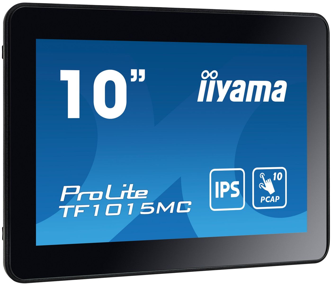iiyama TF1015MC-B3 visualizzatore di messaggi Pannello piatto interattivo 25,6 cm (10.1") LED 500 cd/m HD Nero Touch screen [TF1015MC-B3]
