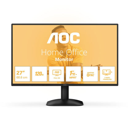AOC MONITOR 27 LED VA 16:9 FHD 4MS 300 CDM 120hz, VGA/HDMI [27B31H]