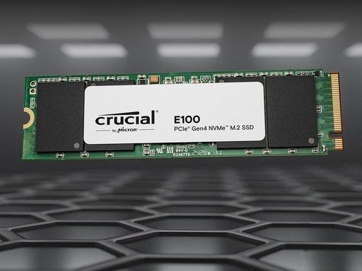 CRUCIAL SSD INTERNO E100 480GB PCI-E GEN4 NVME [CT480E100SSD8]