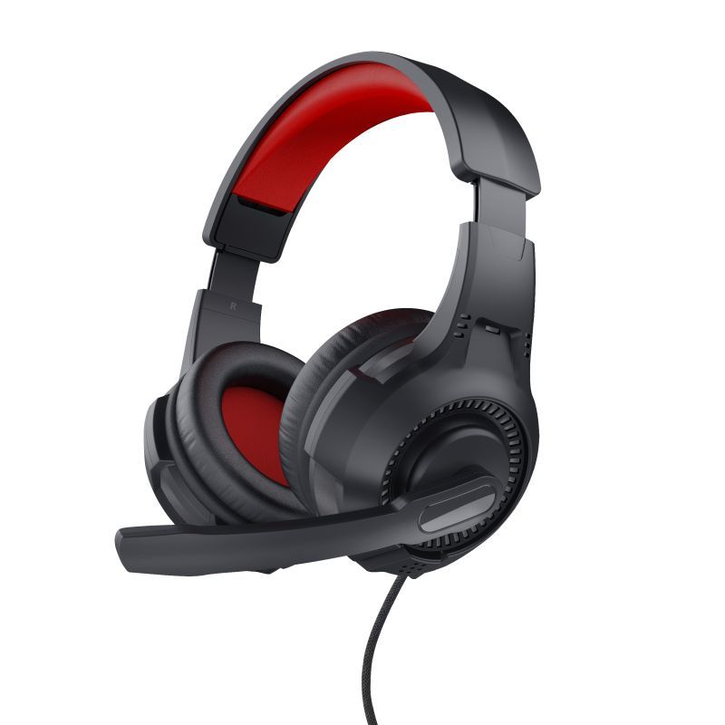 Trust 24785 cuffia e auricolare Cuffie Cablato A Padiglione Gaming Nero, Rosso [24785]