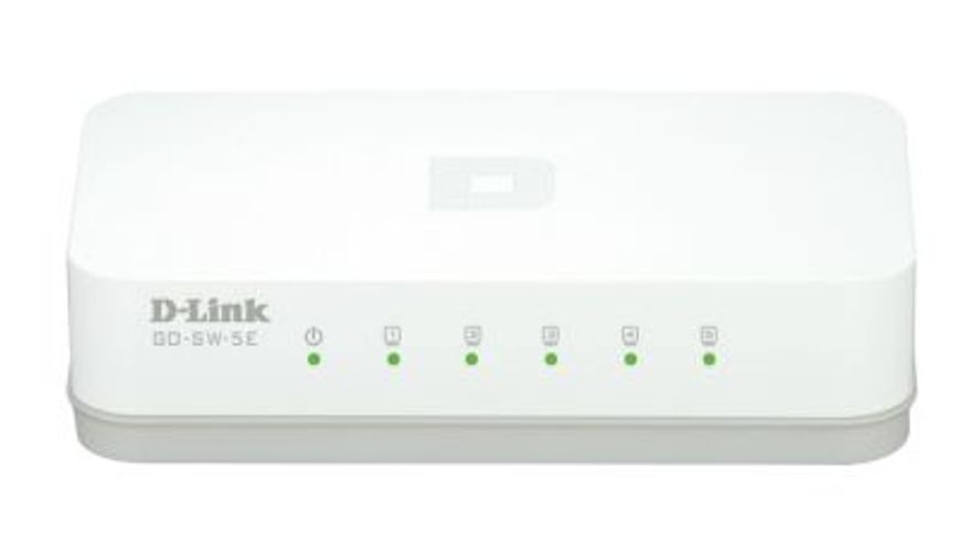 D-Link GO-SW-5E switch di rete Non gestito Fast Ethernet (10/100) Bianco [GO-SW-5E]