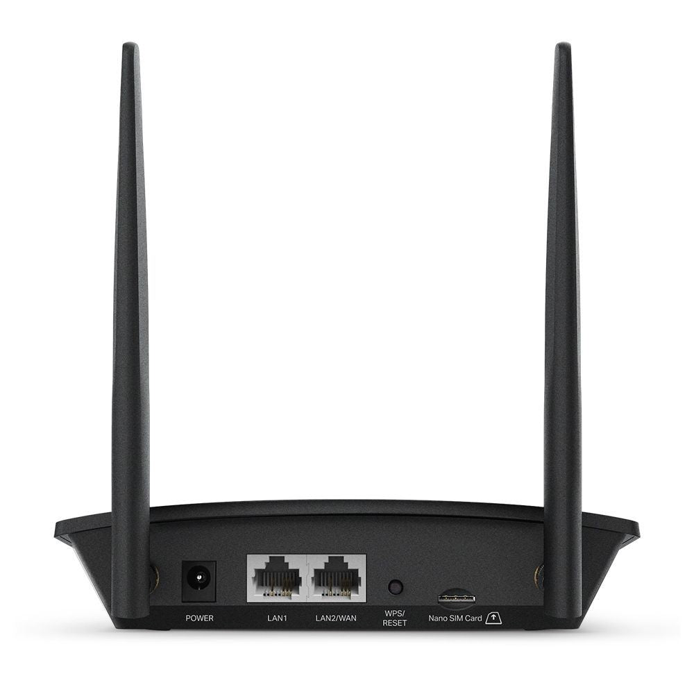 TP-Link TL-MR100 router wireless Fast Ethernet Banda singola (2.4 GHz) 4G Nero [TL-MR100]
