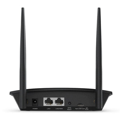 TP-Link TL-MR100 router wireless Fast Ethernet Banda singola (2.4 GHz) 4G Nero [TL-MR100]