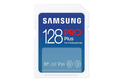 Samsung PRO Plus SD Card - Scheda di memoria 128GB (2023) [MB-SD128S/EU]