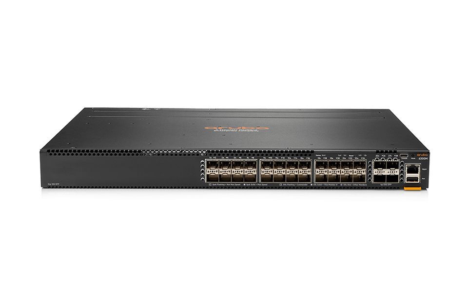 HPE Aruba Networking CX 6300M 24-port SFP+ and 4-port SFP56 Switch [JL658A]