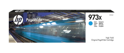 HP Cartuccia ciano ad alta capacità originale 973X PageWide [F6T81AE]