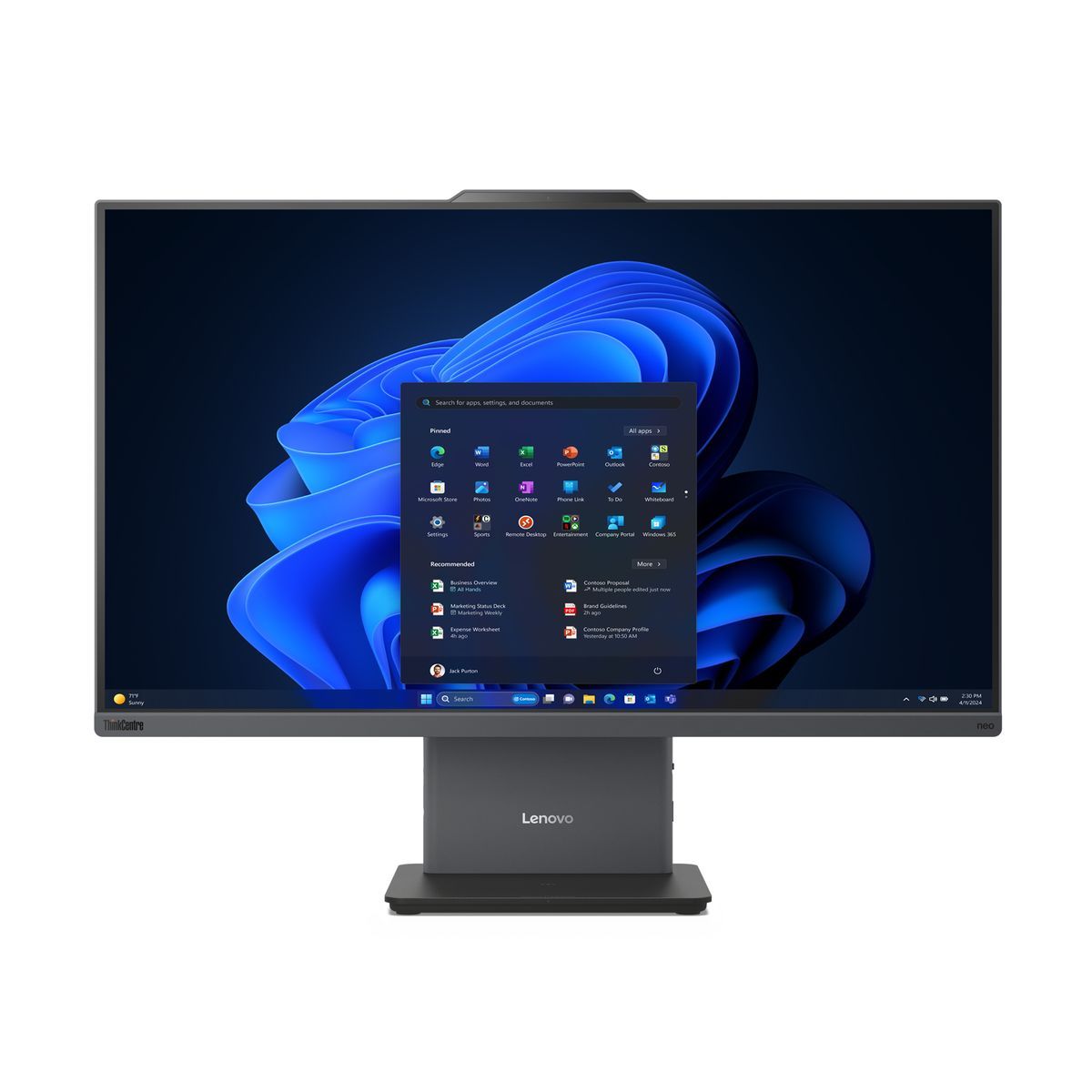 Lenovo ThinkCentre neo 50a Intel Core i5 i5-13420H 68,6 cm (27") 1920 x 1080 Pixel PC All-in-one 16 GB DDR5-SDRAM 512 GB SSD Windows 11 Pro Wi-Fi 6 (802.11ax) Grigio [12SB000FIX]