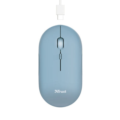 Trust Puck mouse Ufficio Ambidestro RF senza fili + Bluetooth 1600 DPI [24126]