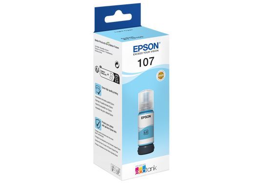 Epson 107 cartuccia d'inchiostro 1 pz Originale Ciano chiaro [C13T09B540]