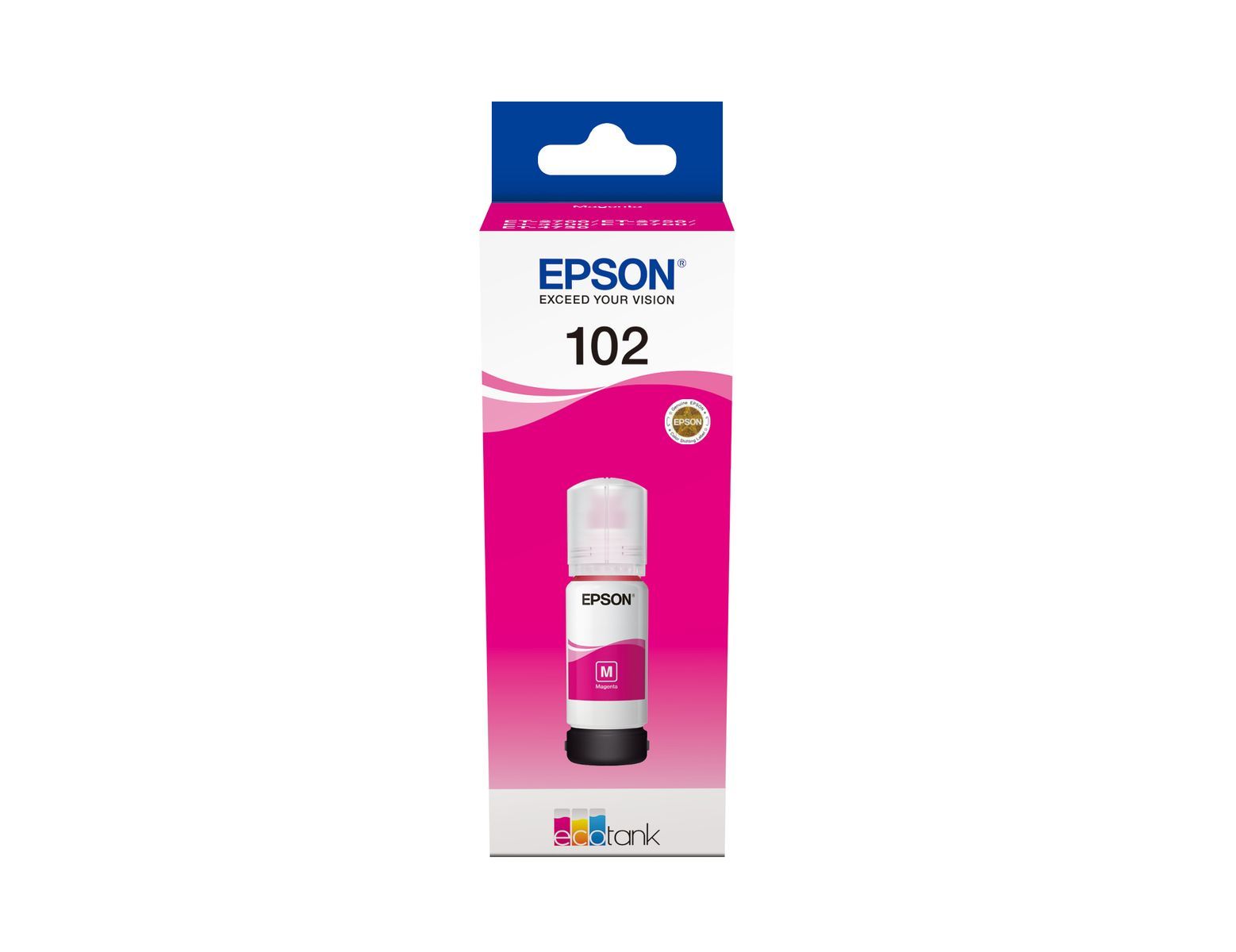 Epson 102 EcoTank flacone inchiostro magenta [C13T03R340]
