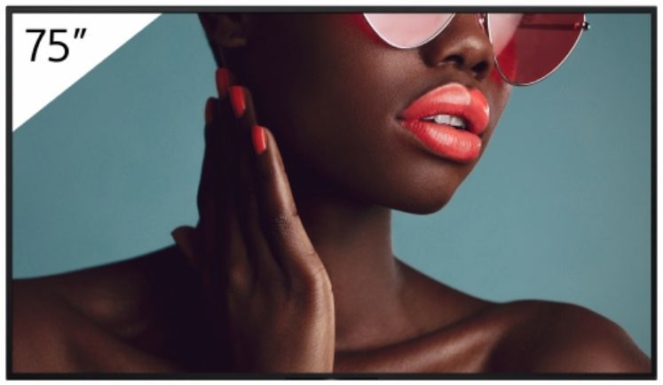 Sony FW-75BZ40L visualizzatore di messaggi Pannello piatto per segnaletica digitale 190,5 cm (75") LCD Wi-Fi 700 cd/m 4K Ultra HD Nero Android 24/7 [FW-75BZ40L]