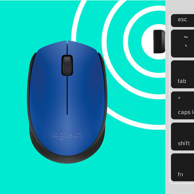 Logitech M171 mouse wireless (blu) [910-004640]