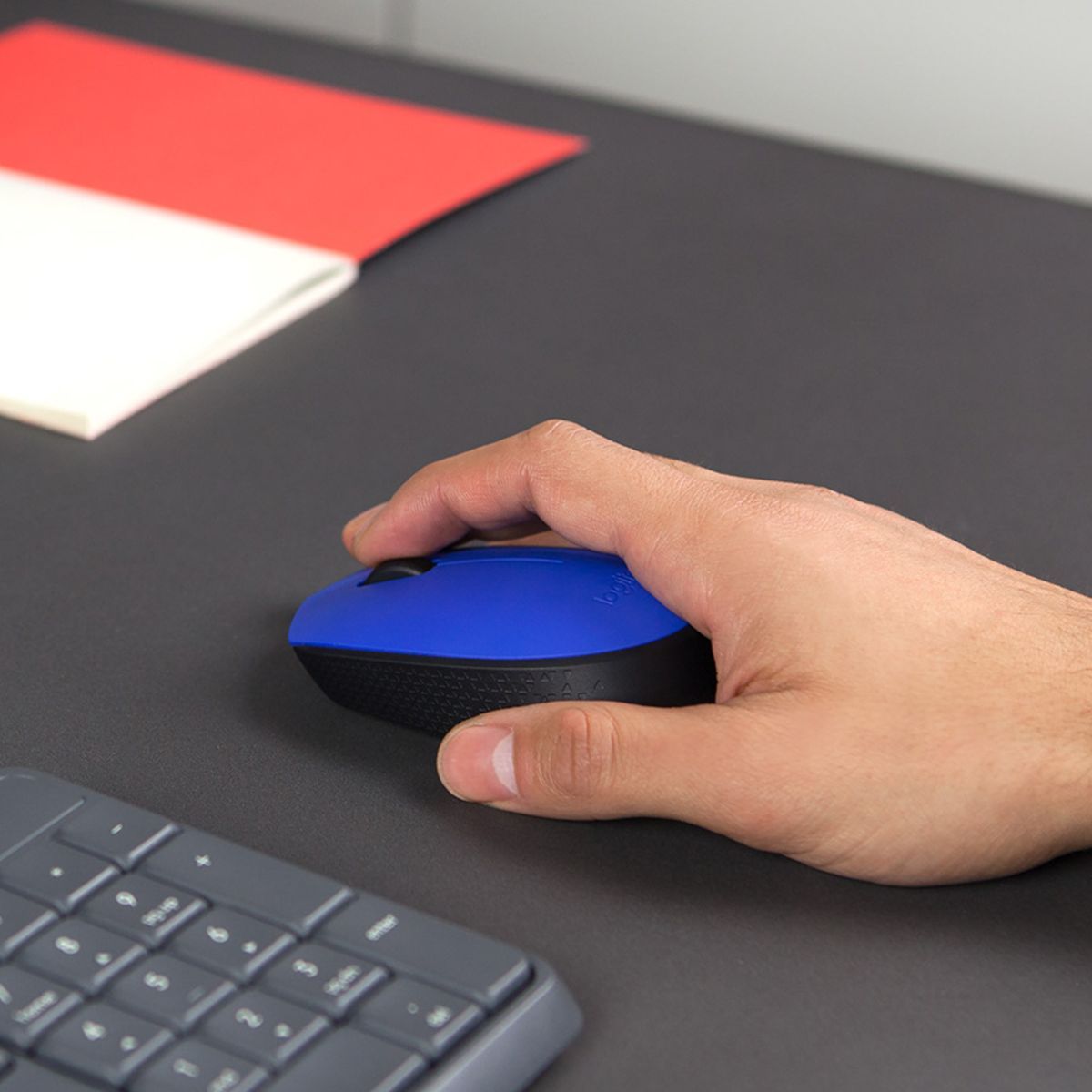 Logitech M171 mouse wireless (blu) [910-004640]