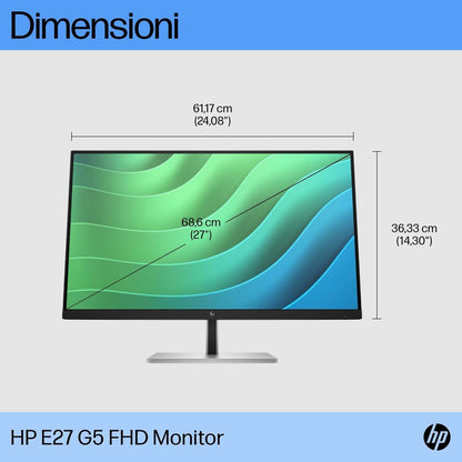 HP Monitor E27 G5 FHD [6N4E2AA#ABB]