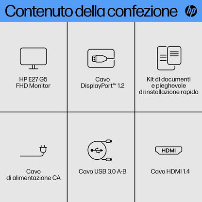 HP Monitor E27 G5 FHD [6N4E2AA#ABB]