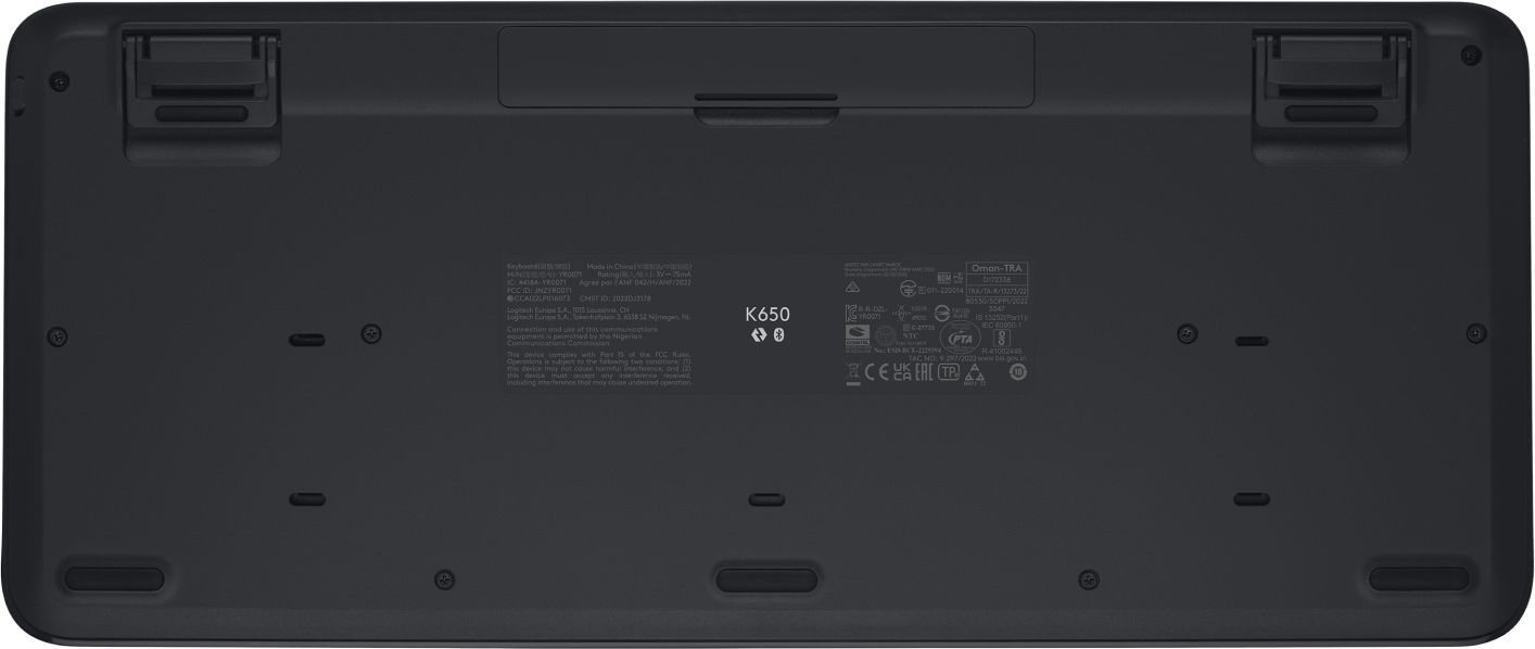 Logitech Signature K650 tastiera Ufficio Bluetooth QWERTY Italiano Grafite [920-010915]