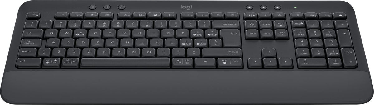 Logitech Signature K650 tastiera Ufficio Bluetooth QWERTY Italiano Grafite [920-010915]