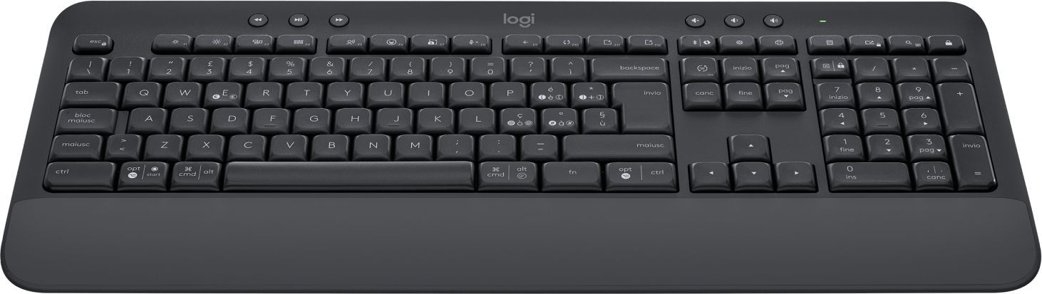 Logitech Signature K650 tastiera Ufficio Bluetooth QWERTY Italiano Grafite [920-010915]