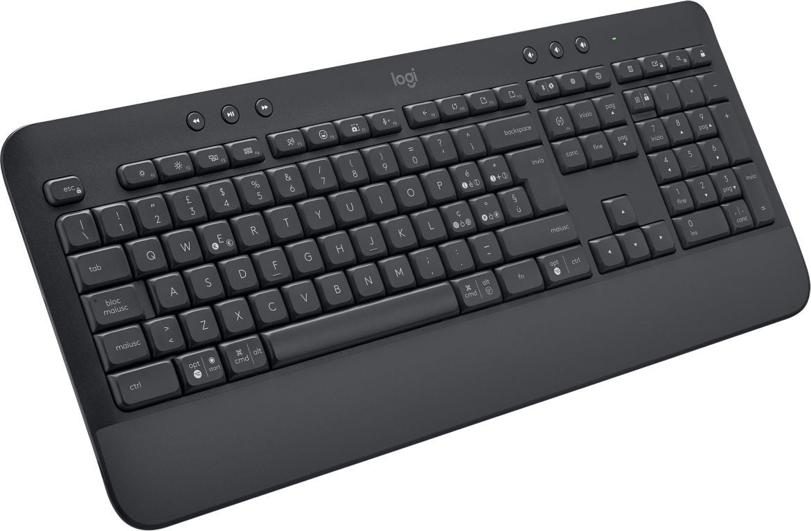 Logitech Signature K650 tastiera Ufficio Bluetooth QWERTY Italiano Grafite [920-010915]