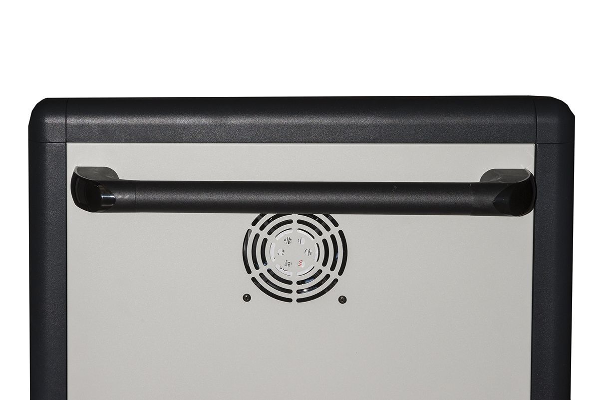 LINK Armadio Alloggiamento 40 Tablet Con Ruote Multiprese Incluse Ventole Di Raffreddamento Porta In Acciaio Traforata Colore Grigio Nero [LKSCA40]