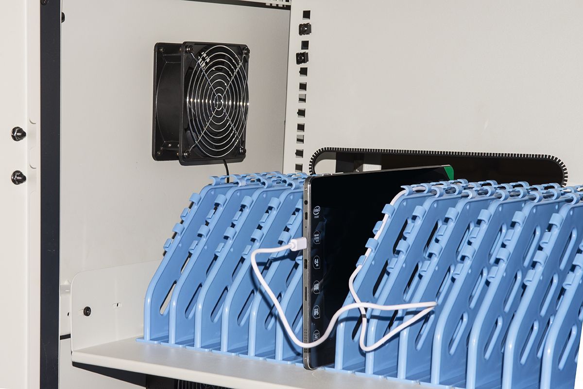 Link Accessori LKSCA40 portable device management cart& cabinet Carrello per la gestione dei dispositivi portatili Nero, Grigio [LKSCA40]