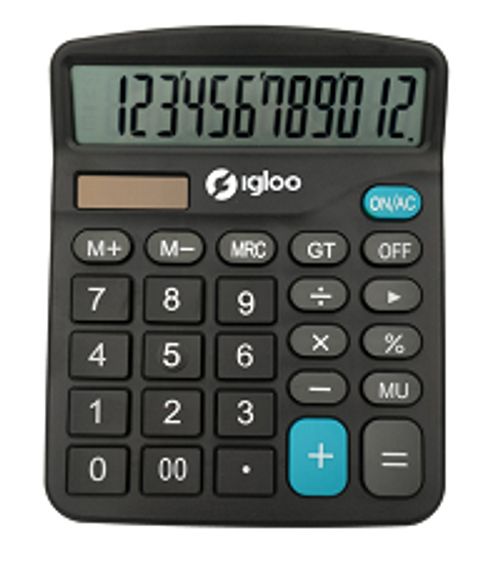 IGLOO CALCOLATRICE DA TAVOLO COLORE NERO [DC-02_NEW]
