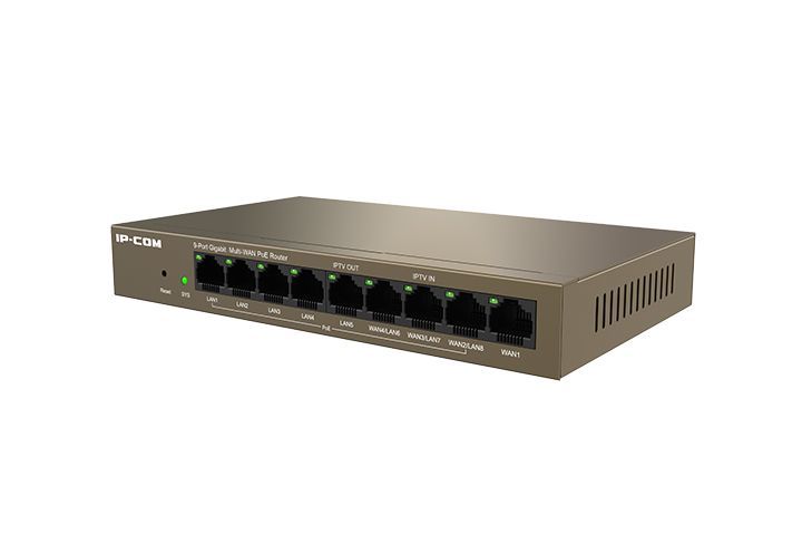 ENRUTADOR POE IP-COM DE 9 PUERTOS GESTIONADO EN LA NUBE / CONTROLADOR AP MAX 4 WAN [M20-8G-POE]