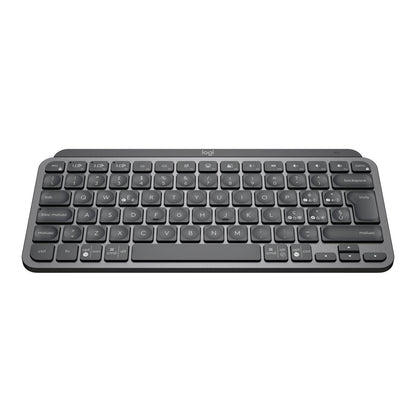 Logitech MX Keys Mini Tastiera Illuminata Wireless, Minimal, Compatta, Bluetooth, Retroilluminata, USB-C, Compatibile con Apple macOS, iOS, Windows, Linux, Android, in Metallo [920-010488]
