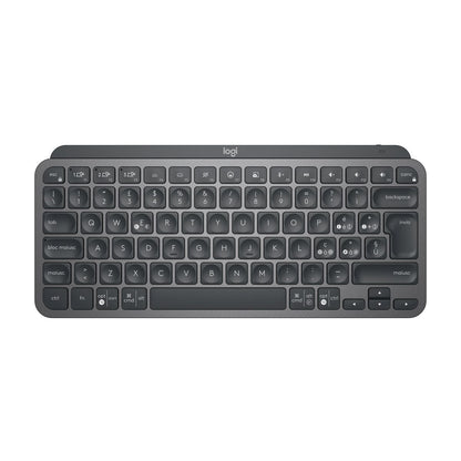 Logitech MX Keys Mini Tastiera Illuminata Wireless, Minimal, Compatta, Bluetooth, Retroilluminata, USB-C, Compatibile con Apple macOS, iOS, Windows, Linux, Android, in Metallo [920-010488]