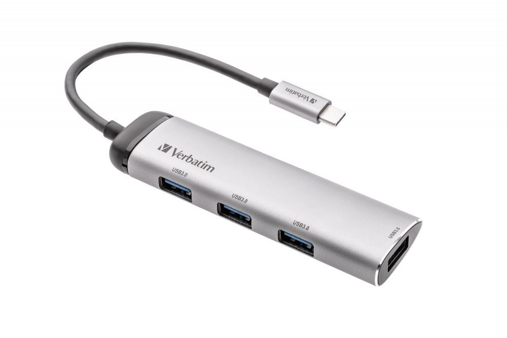 Verbatim Hub Multiporta USB-C Quattro porte USB 3.2 Gen 1 [49147]