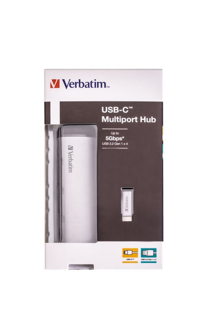 Verbatim Hub Multiporta USB-C Quattro porte USB 3.2 Gen 1 [49147]