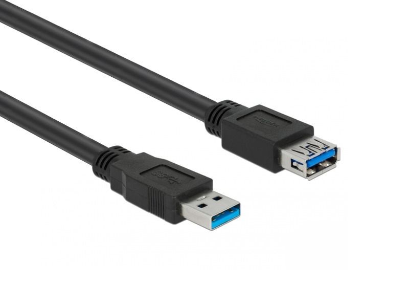 Hamlet XCU3A-MF10 cavo USB USB 3.2 Gen 1 (3.1 Gen 1) 1 m USB A 5 Gbit/s Nero [XCU3A-MF10]