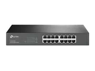 TP-Link TL-SG1016D switch di rete Non gestito L2 Gigabit Ethernet (10/100/1000) Nero [TL-SG1016D]