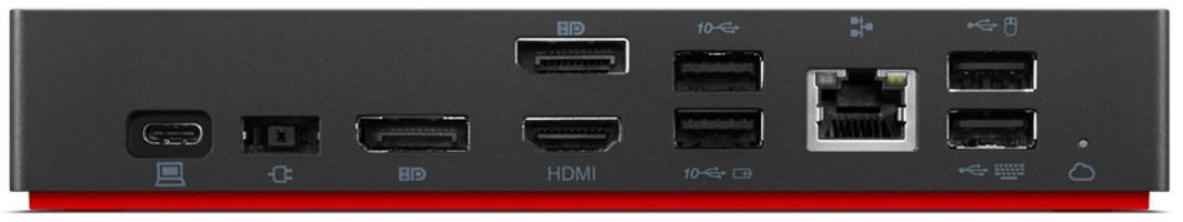 Lenovo ThinkPad Universal USB-C Smart Dock Cablato USB 3.2 Gen 2 (3.1 Gen 2) Type-C Nero [40B20135EU]