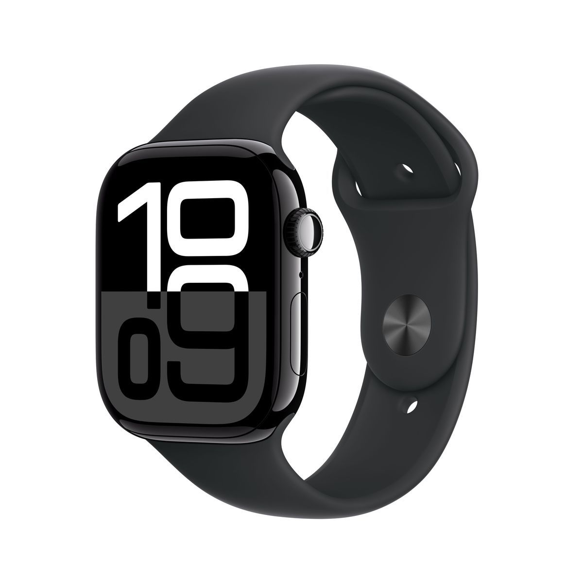 Apple Watch Series 10 Serie 10 GPS 46mm Cassa in Alluminio color Jet Black con Nero Sport Band - M/L [MWWQ3QL/A]