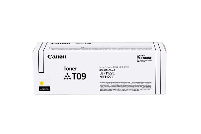 Canon TONER T09 Y cartuccia toner 1 pz Originale Giallo [3017C006]