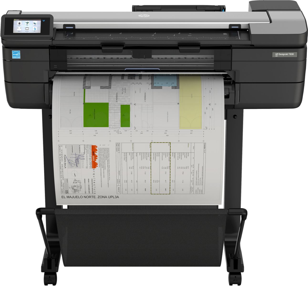HP Designjet Stampante multifunzione T830 da 24" [F9A28D#B19]