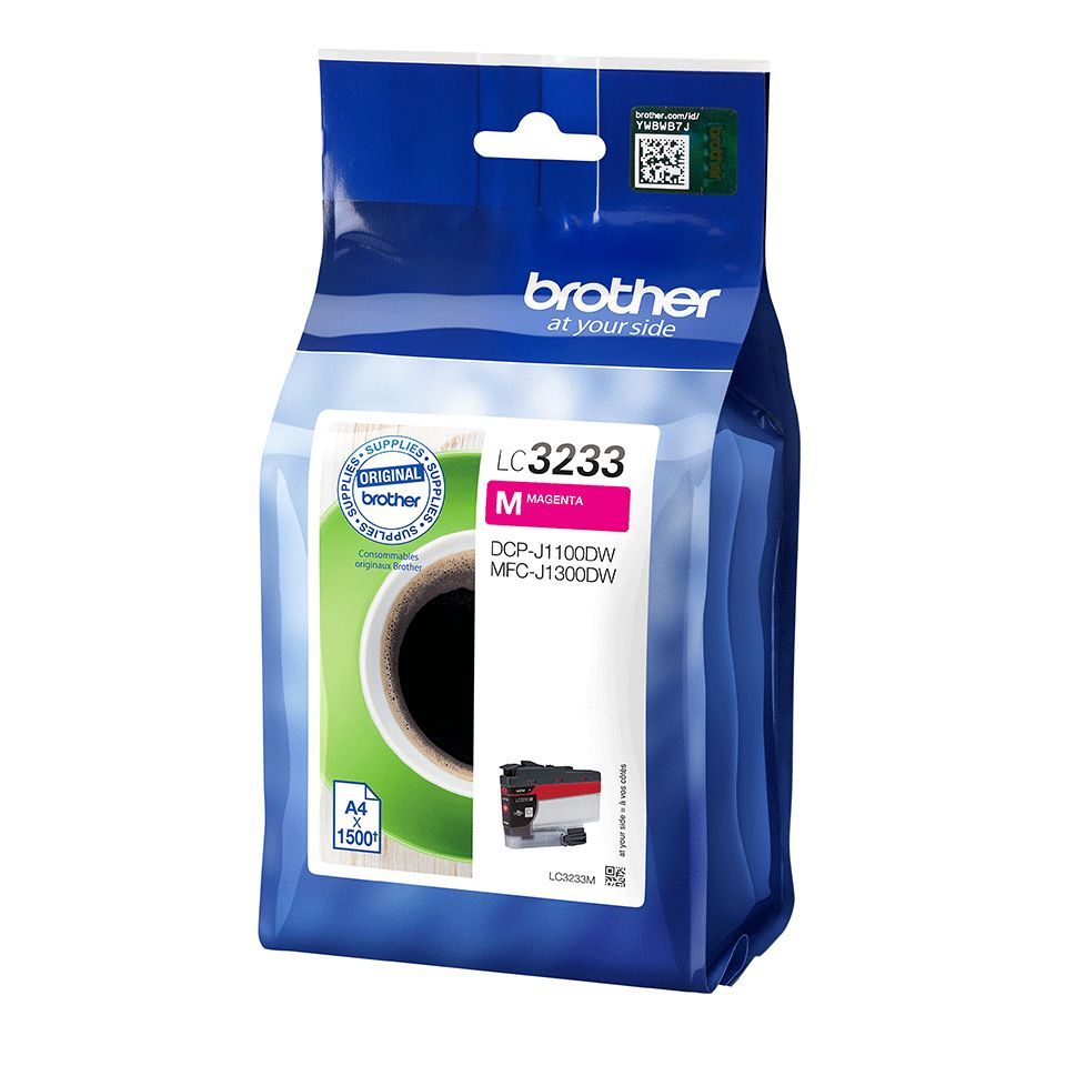 Brother LC3233M cartuccia d'inchiostro 1 pz Originale Resa standard Magenta [LC3233M]