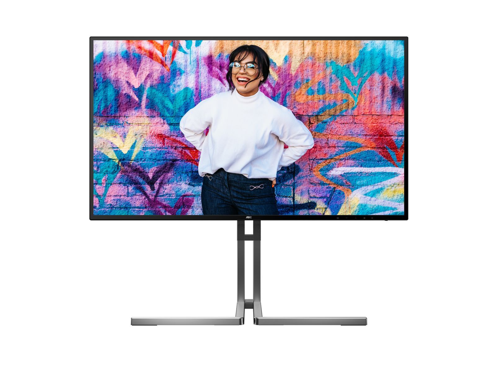 AOC MONITOR 27 IPS 16:9 4MS 350 CDM, USB-C, PIVOT, DP/2HDMI [U27U3CV]