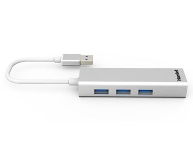 Hamlet XHUB330LAN replicatore di porte e docking station per notebook USB 3.2 Gen 1 (3.1 Gen 1) Type-A Argento [XHUB330LAN]