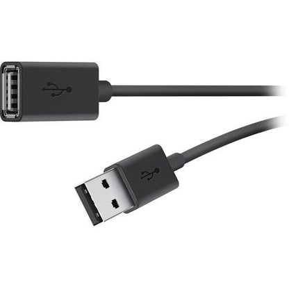 Belkin USB 2.0 A M/F 4.8m cavo USB 4,8 m USB A Nero [F3U153BT4.8M]